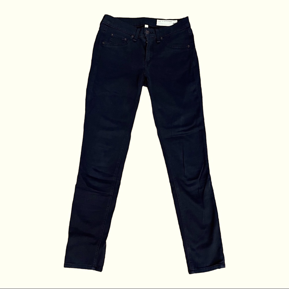 Rag & Bone/JEAN Black Legging Pant, Size 25